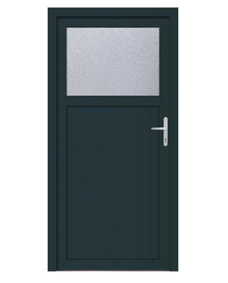 Nebeneingangstür SQUARE STANDARD PVC Anthrazit - Sofortprogramm