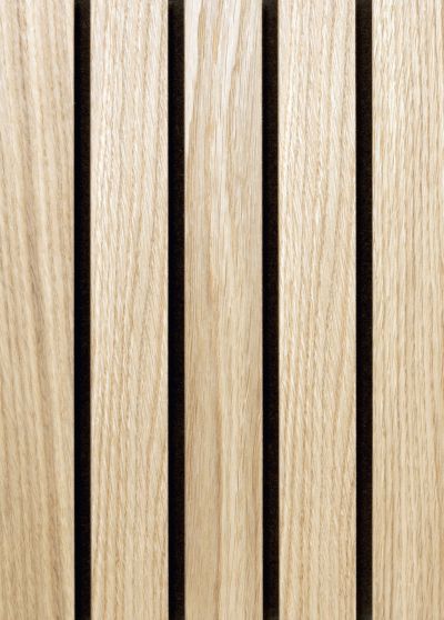 WUNDERWERK Designpaneel EL. Eiche Kl. MDF Trägerplatte, schwarz, 20x217x3000mm