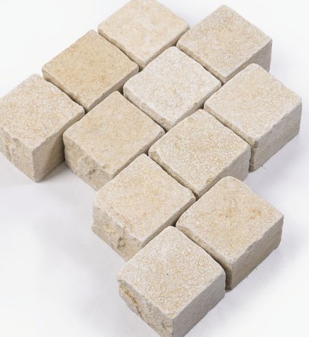 Naturstein Via Lumera, Pflastersteine, 10 x 10 x 8 cm