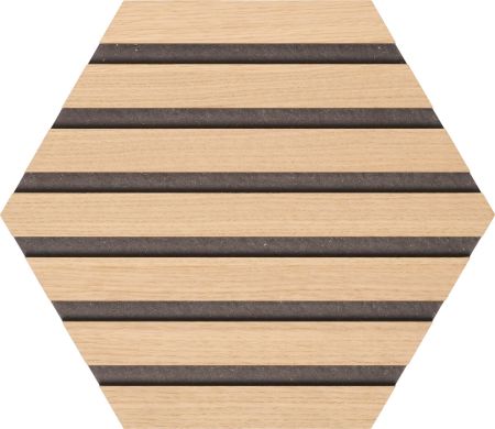 Designpaneel Hexagon, Eiche Klassik