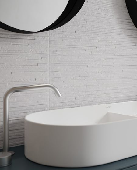  Wandfliese CAMPA  weiss satin strukturiert matt 30x60 cm