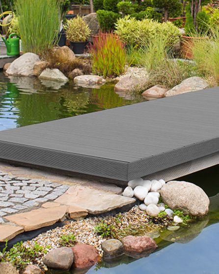 Terrassendiele GCC Klassik 130, Graphit 19 x 130 x 3000 mm